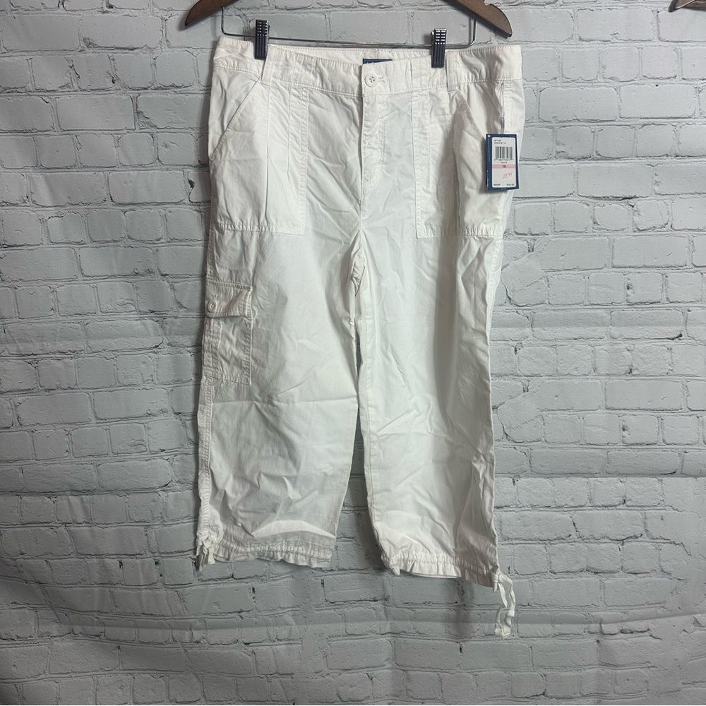 Izod Women's White Cropped Pants